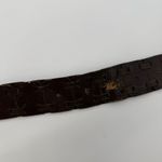 Unbranded Brown Leather Womens Belt Size Small Classic Boho India Rustic Photo 2