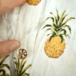Tory Burch  Mira Cotton Beach Shirt in Pineapple Print - Size XS Photo 9