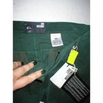 Moschino New NWT Womens 4 Dark Designer Love Green Velvet Pants Corduroy Skinny Photo 3