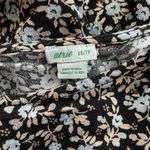 Aerie  Size XS Floral Print Midi Dress Tiered Short Sleeves Photo 2