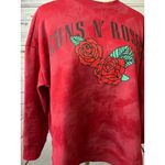 Guns N Roses Sweatshirt Plus 14W 0X Red Pullover Womens‎ Tie Dye Graphic Photo 1