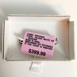 Sterling Silver Zeghani  Teardrop Hoop Earrings Photo 2