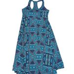 prAna  Cali Quinn Tank Dress Blue Green Geometric Sleeveless Gorpcore Gorp Casual Photo 1