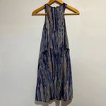 Ecote  Blue Watercolor Sleeveless Dress Size 8 Photo 3