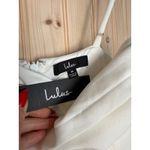 Lulus NWT  Always Turning Heads White Bustier Tulip Midi Dress Banquet Gala Sze M Photo 5