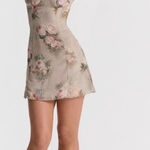 House Of CB  'Christiana' Vintage Floral‎ Mini Dress NWOT size XS Photo 0