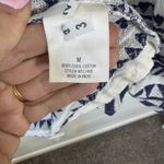 NEW Francescas Mi Ami Swimsuit Coverup Mini Dress Navy Blue, White V Photo 7