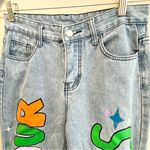 PacSun  High Rise In Your Dreams Painted Jeans Large Photo 4