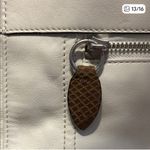 Coach  Penelope White and Brown Leather Shoulder/Tote Bag, No. B1182-F16532 Photo 12