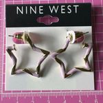 Nine West Purple star shape stud earring gold tone Open Loop Photo 3