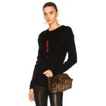 L'Agence  Antonio Lace Open Back Wool Sweater Black size XS Photo 11