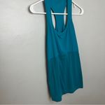 Fabletics Teal Racerback Tank Top Photo 2