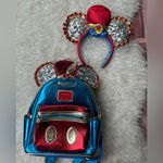 Disney LOUNGEFLY  DUMBO MAIN ATTRACTION MINI BACKPACK + EARS Photo 6