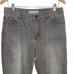 Chico's  Platinum Denim Womens Ultimate Fit Stretch Bootcut‎ Jeans Gray Sz 1 (8) Photo 1