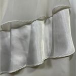 David's Bridal David’s Bridal Ivory Ruffle Gown Size 8 Chiffon Formal Wedding Guest‎ Dress Photo 14