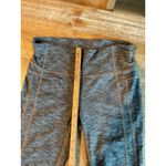 Athleta  Gray Heathered Workout Leggings Pants Medium Gym Ready M Yoga Sports Photo 2