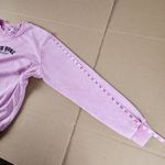 Balanced Motion Tie Dye Sweatshirt Pink Embroidered New York Champs Graphic Top Size M Photo 7