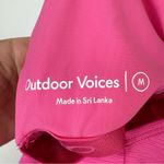 Outdoor Voices tech sweat leotard in hot pink Women's Size Medium Photo 3
