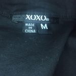 XOXO Vintage black wrap blouse size Medium (jrs) Photo 4