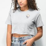 Zumiez Empyre Empyre Kipsy Tough Truths Heather Grey Crop T-Shirt Zumiez Photo 1