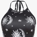 Women Star Print Sleeveless Crop Top Photo 0
