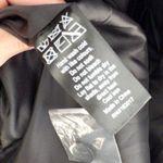 LIONESS Black Faux Croc Embossed Button Front Blazer Jacket, Women's Size M Photo 8