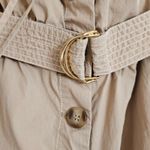 Halston Heritage HALSTON Bari Jumpsuit Tan Cargo Pockets Size 8‎ Photo 8