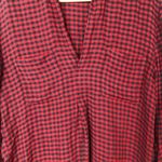 ZARA  Checkered Plaid Long Sleeve Tunic Dress XS Photo 4