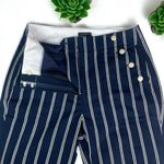 J.Crew 🆕 Straight-Leg Sailor Pant in Stripe with Button Detail Photo 7