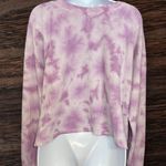 Aeropostale Purple Tie Dye V Neck Sweater Large Photo 1
