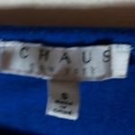 Josephine Chaus Chaus S Lapis Blue Silver Sparkle Tunic Top Photo 3