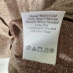 Coldwater Creek Shirt Silk Linen Blend Size L Brown ButtonUp Collared Textured Photo 4