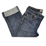 Kut From The Kloth  Womens‎ Denim Capri Jeans Cuffed Dark Wash Size 2 Photo 3