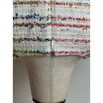 J.Crew  Dress Women 8 White Multicolor Striped‎ Tweed Sheath Mini Preppy Career Photo 8