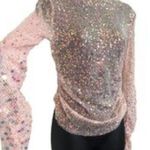 Sans Souci  Iridescent Sequin Mesh Top Photo 0