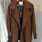 Rebecca Minkoff Pea Coat In Brown Photo 8