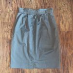 Salvatore Ferragamo Vintage Belted Military Skirt UTILITY Sz 12 (Runs Small) Photo 4