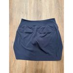 Athleta  Skort Size 4 Navy Blue Athletic Golf Tennis Pockets Skirt Activewear Photo 2