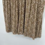 Old Navy  Brown Smocked Mesh Mini Dress Defined Waist Tie Shoulder Size 3X Photo 5