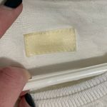 Mother Jeans Cream cotton textured sweater size xs Photo 2