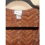 Venezia Lane Bryant 18/20 Chevron Knit Tunic Dress | Plus‎ Size Boho Retro Brown Photo 2