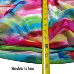 Ralph Lauren Lauren  Rainbow Twist Front Mesh Halter Swim Top Coastal Vacation 12 Photo 8