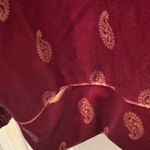 Suzanne Betro Burgundy Velvet Top Size 2X Photo 4