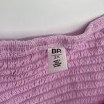 BP Smocked Off The Shoulder Top Lavender Purple Puff Sleeve Plus Size 3X Photo 2