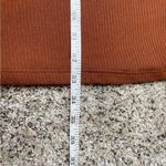 Altar'd State Altar’d State Burnt Orange Ribbed Mock Neck Long Sleeve Midi Dress Medium Photo 8