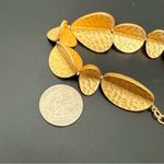 Kate Spade  New York  Worn Gold Metal Petal Bracelet 55g. Photo 8