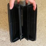 Gucci Authentic  Guccissima GG logo leather Zippy long wallet black silver Photo 6