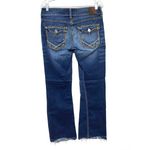 BKE  Denim Jeans Culture Dark Wash Flap Pockets Thick Stitch Womens 29 x 29.5 Photo 1