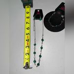 Paparazzi 💙 NWT  Bundle of 3 Emerald Green & Silver Jewelry Set Photo 1