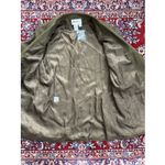 Eddie Bauer  Wool Blend Jacket Womens Medium Brown Lined Button Coat Vintage Photo 3